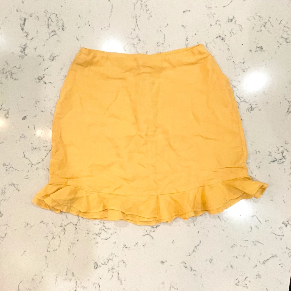 Revolve Privacy Please Stella Ruffle Skirt XXS